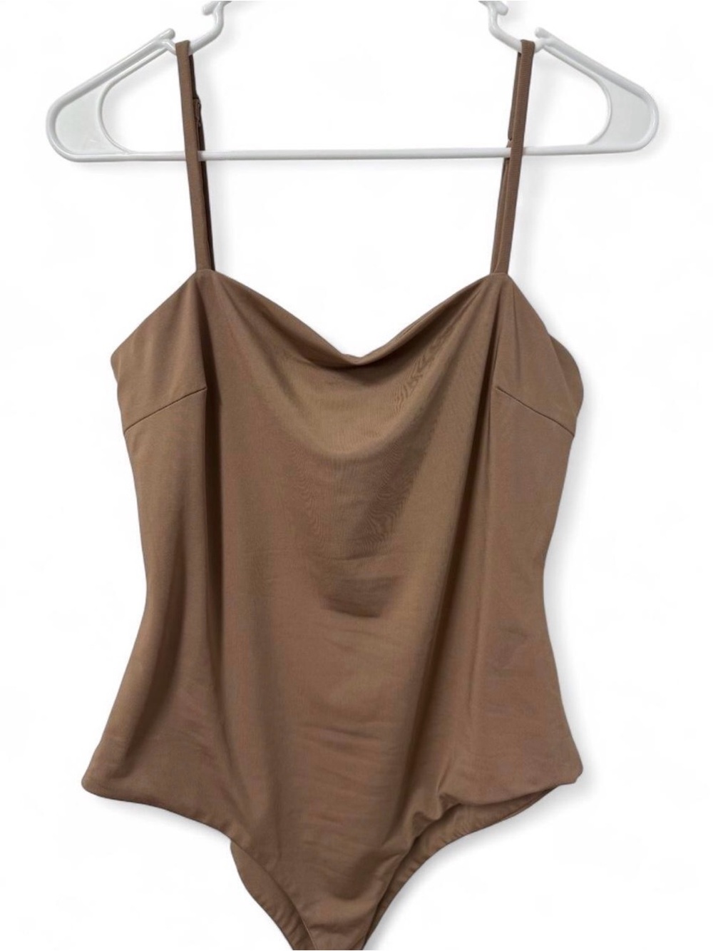 Princess Polly Brown Cowl Neck Slip Bodysuit